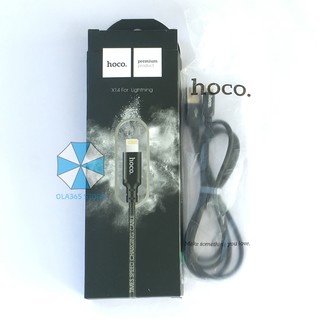 Dây cáp sạc nhanh lightning Hoco X14 cho iPhone, iPad