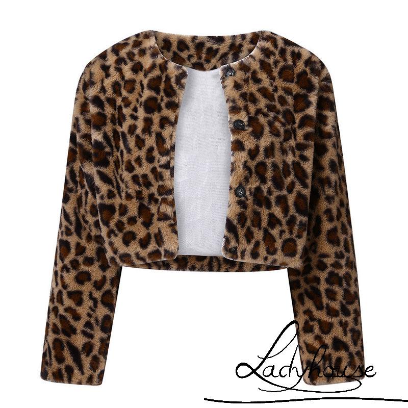 Áo khoác cardigan tay dài họa tiết da báo thời trang cho nữ