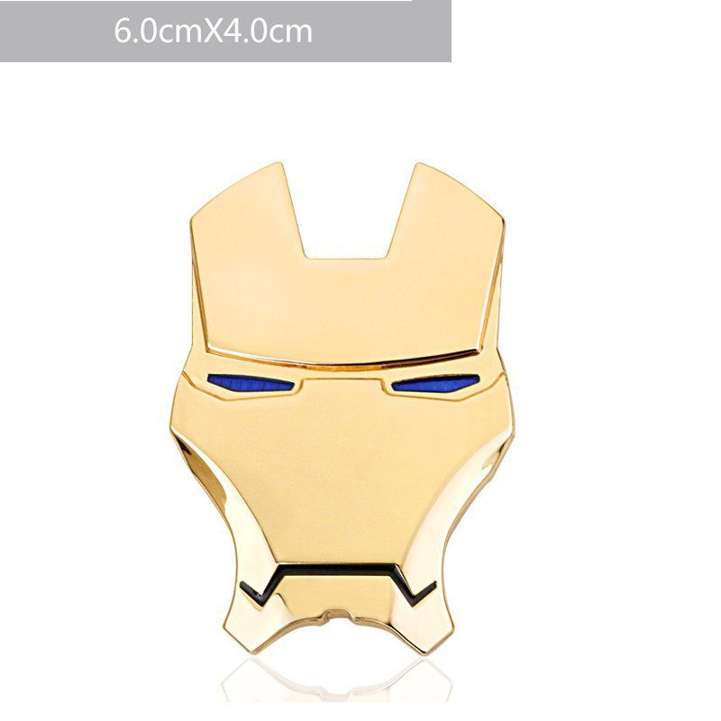 1 Sticker dán trang trí xe hơi phong cách Avengers bằng kim loại