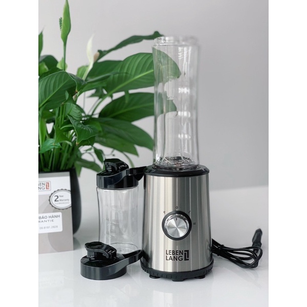 Máy xay cầm tay Lebenlang LBSP8648, máy xay sinh tố mini 350W, bảo hành chính hãng 24 tháng