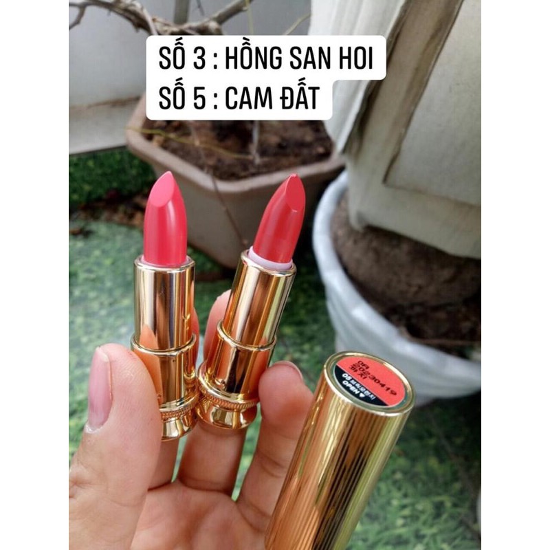 Son lì sum losec màu số 3 hồng cam ( tách set )