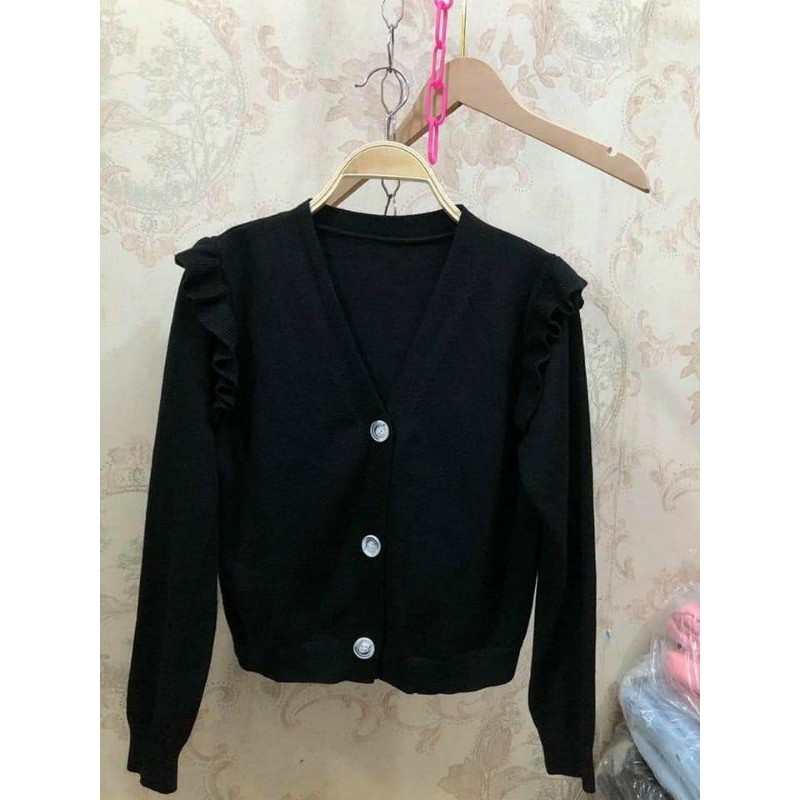 Áo khoác len viền tay bèo | BigBuy360 - bigbuy360.vn