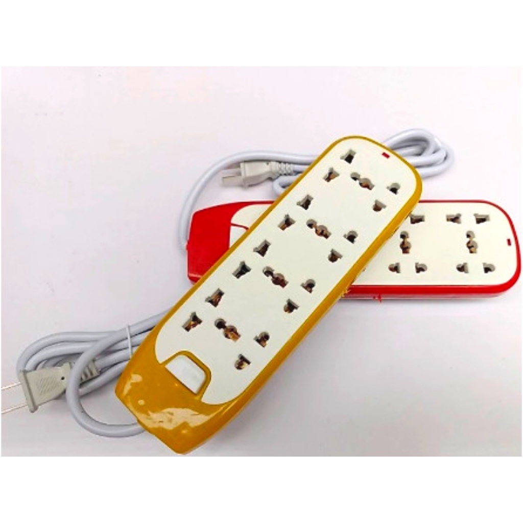 Ổ cắm điện đa năng 8 lỗ chống giật, chống nước, chịu bền, chịu nhiệt cao.