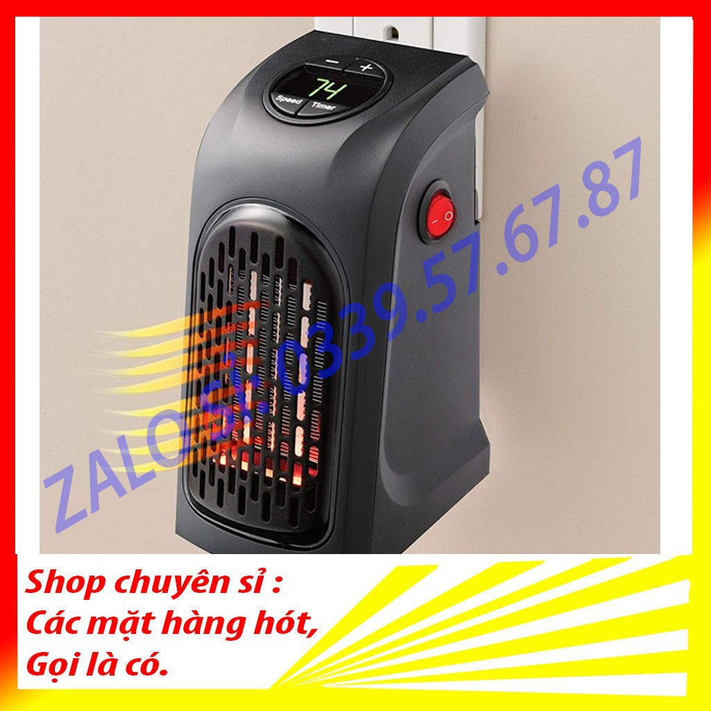 Quạt sưởi ấm mini, máy sưởi mini tiết kiệm điện Handy Hearter 400W, cắm điện trực tiếp