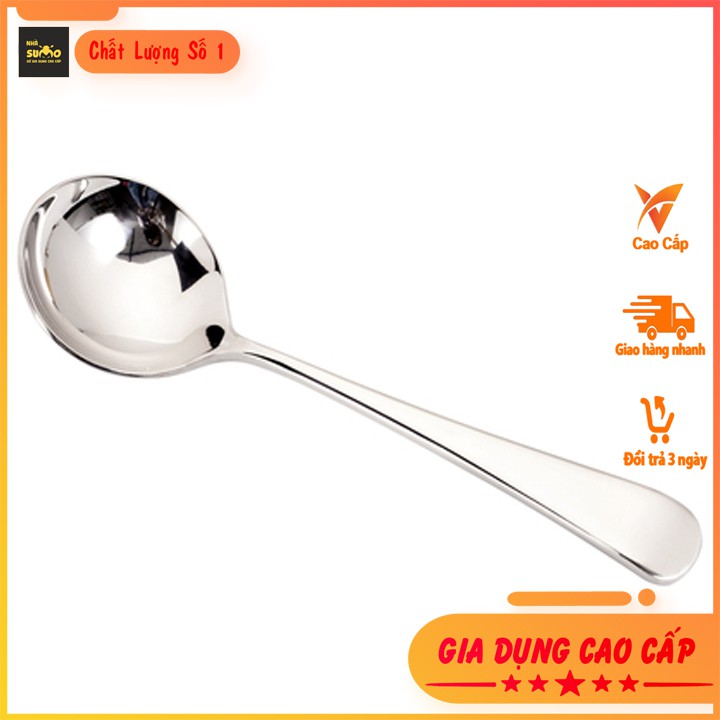 Bộ 6 thìa ăn súp  Muỗng ăn soup inox tại Gia Dụng Cao Cấp Nhà SuMo | BigBuy360 - bigbuy360.vn