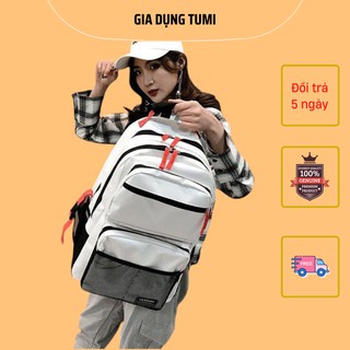 Ba lô du lịch vải canvas ulzzang chống gù cỡ lớn nhiều ngăn đi học đi chơi BB