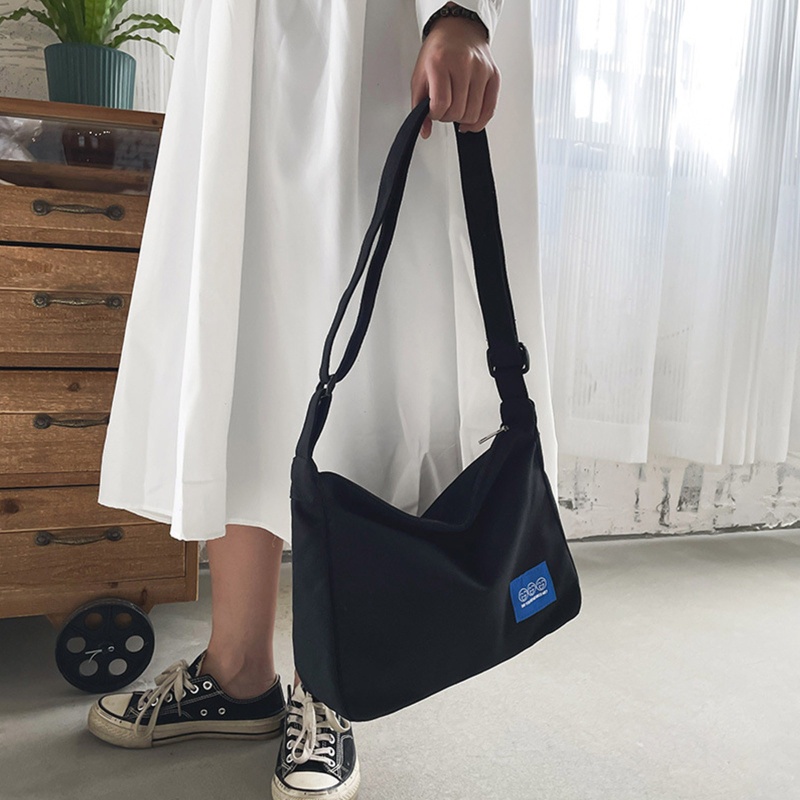 Túi Đeo Chéo Vai Bằng Vải Chống Trộm Dành Cho Nữ