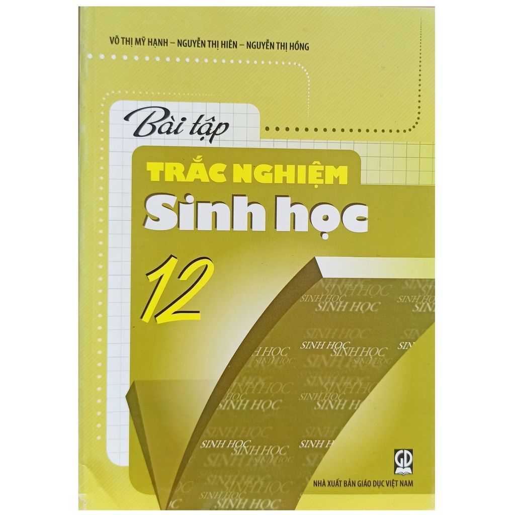 Sách - Bài tập trắc nghiệm Sinh Học lớp 12