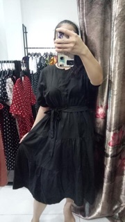 Đầm tầng lụa bigsize