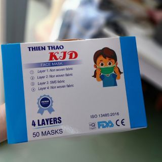 ( Hàng Sẵn) Khẩu Trang Trẻ Em Thiên Thảo  - Hộp 50 cái