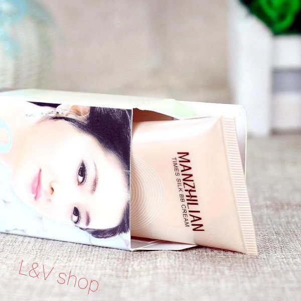 Kem Nền BB SKIN PROTEIN MANZHILIAN - Làm Trắng Da Tinh Chất Tơ Tằm