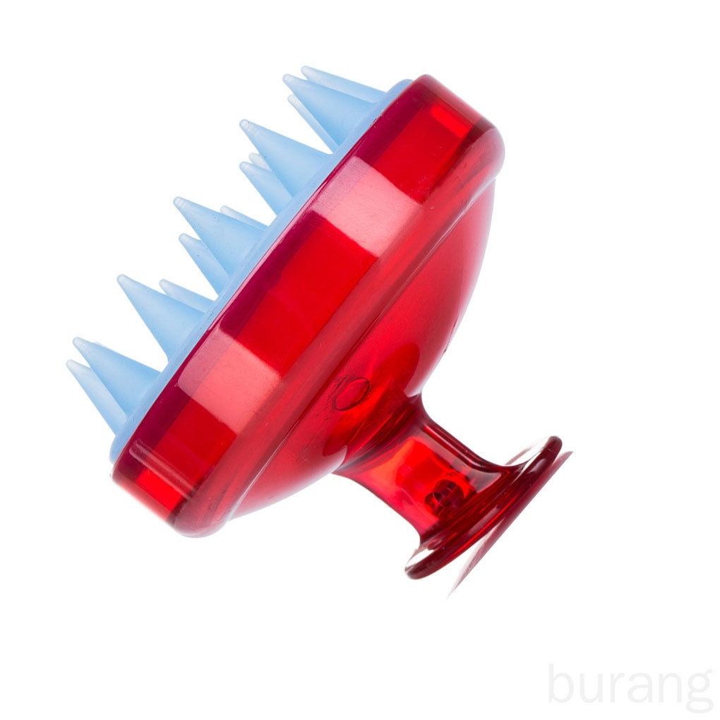 [Hàng mới về] Bàn chải mát xa da đầu khi tắm bằng silicone tiện dụng