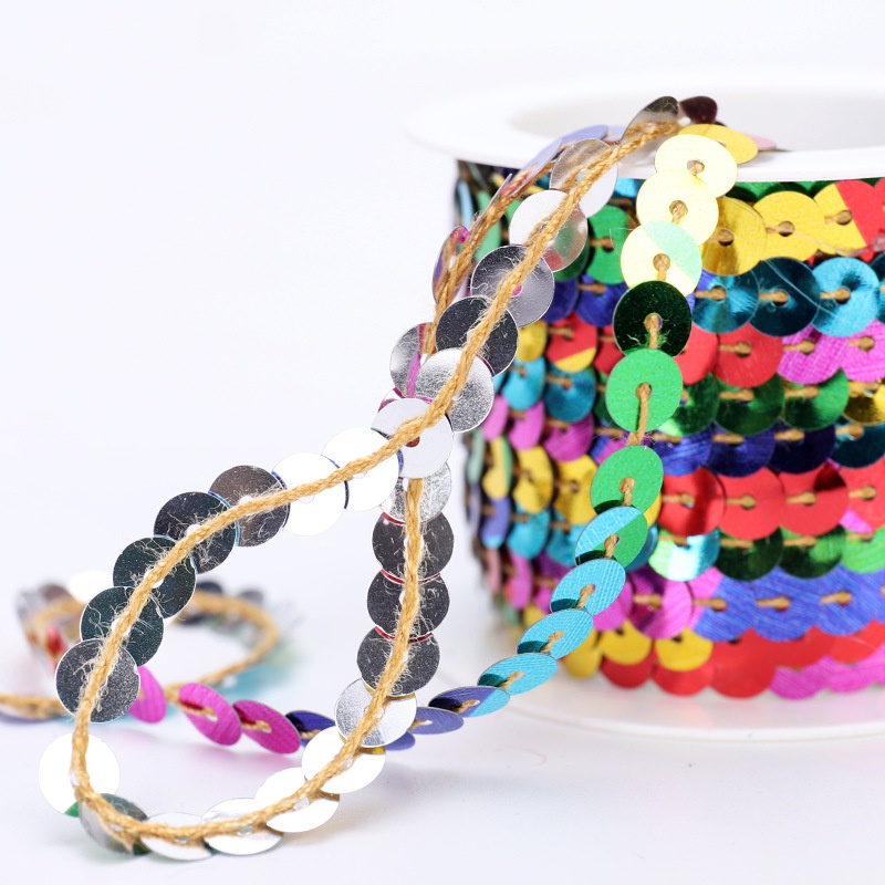 Cuộn dây kim tuyến 5m nhiều màu sắc dùng trang trí mũ giày