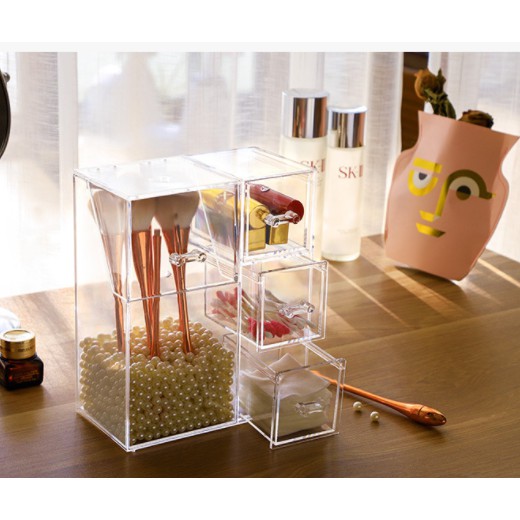 HỘP ĐỰNG CỌ TRANG ĐIỂM ĐỀ BÀN TIỆN LỢI