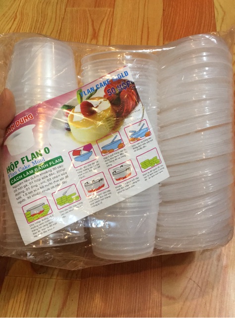 Hộp caramen lớn ( Flan 0 ) bịch 50 cái