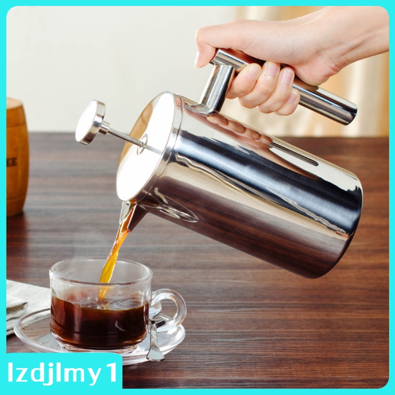 Speedy World 350ml Tea Coffee Maker French Coffee Plunger Press Plunger Stainless Steel