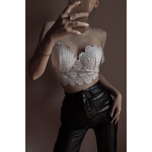 Áo croptop có mút giả corset | BigBuy360 - bigbuy360.vn