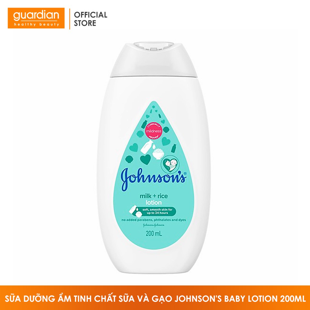 Sữa Dưỡng Thể Tinh Chất Sữa Và Gạo Johnson's Baby Lotion 200ml