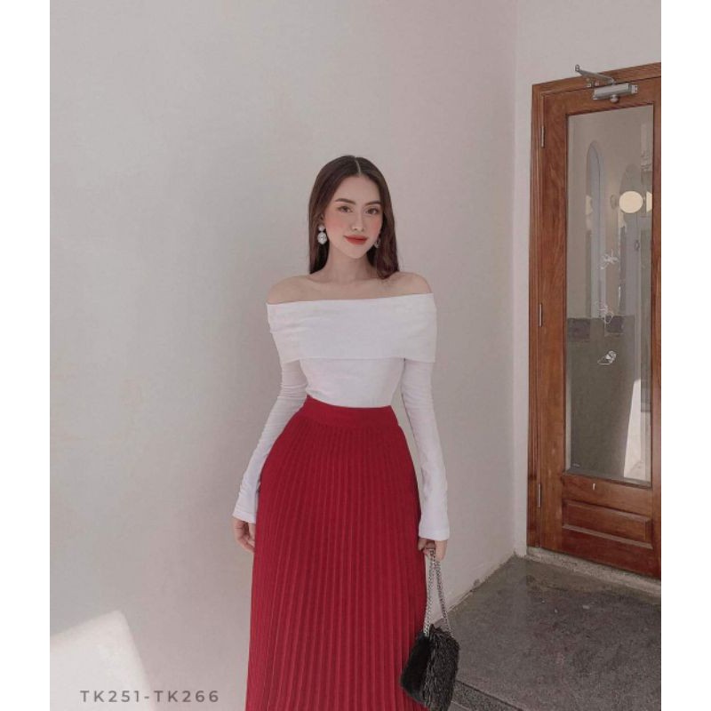 Y HÌNH - CHÂN VÁY XẾP LY DÀI | BigBuy360 - bigbuy360.vn