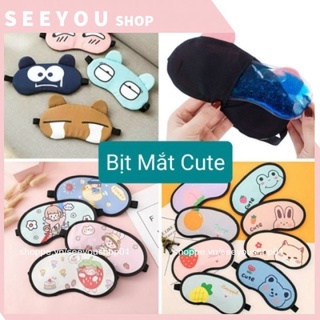 Bịt mắt, che mắt ngủ họa tiết hoạt hình siêu cute nthinhuy01