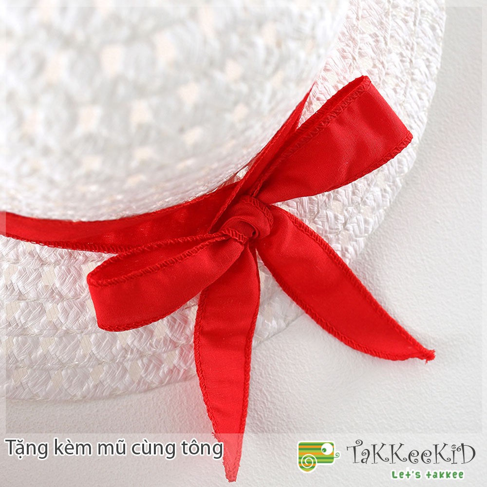 Váy Hai Dây Bé Gái, Đầm Hè Bé Gái Tặng Kèm Mũ Thời Trang Phong Cách