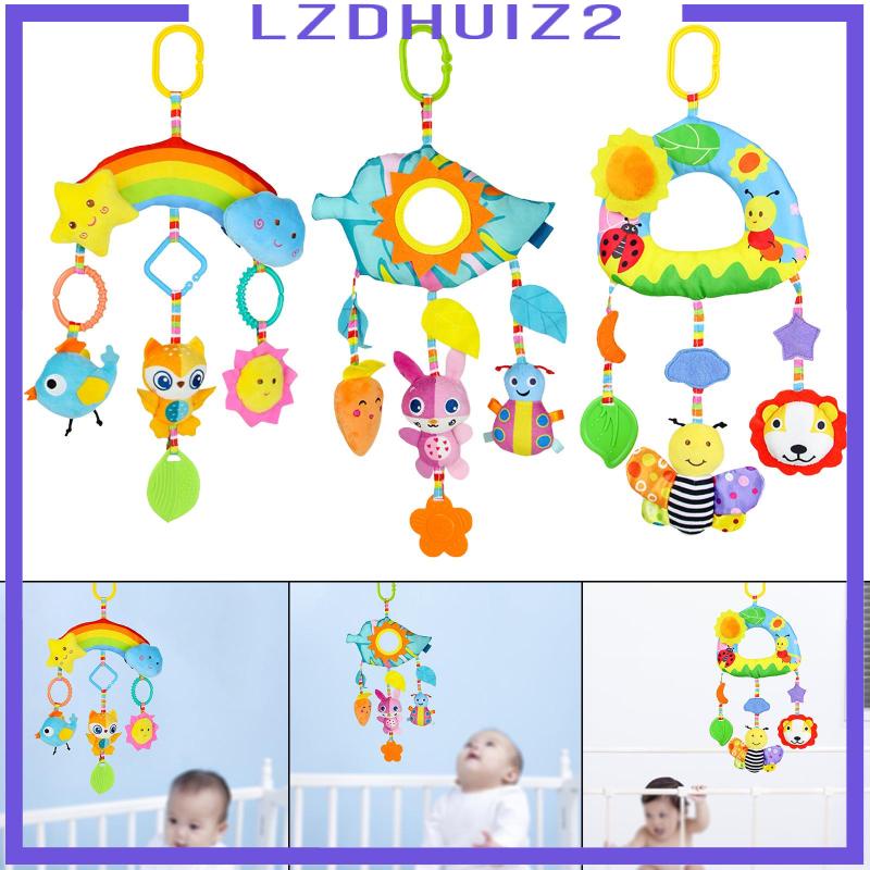 Đồ Chơi Treo Xe Đẩy Em Bé Hình Động Vật