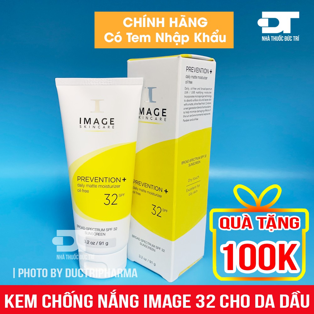 Kem Chống Nắng IMAGE SPF 32 Cho Da Dầu