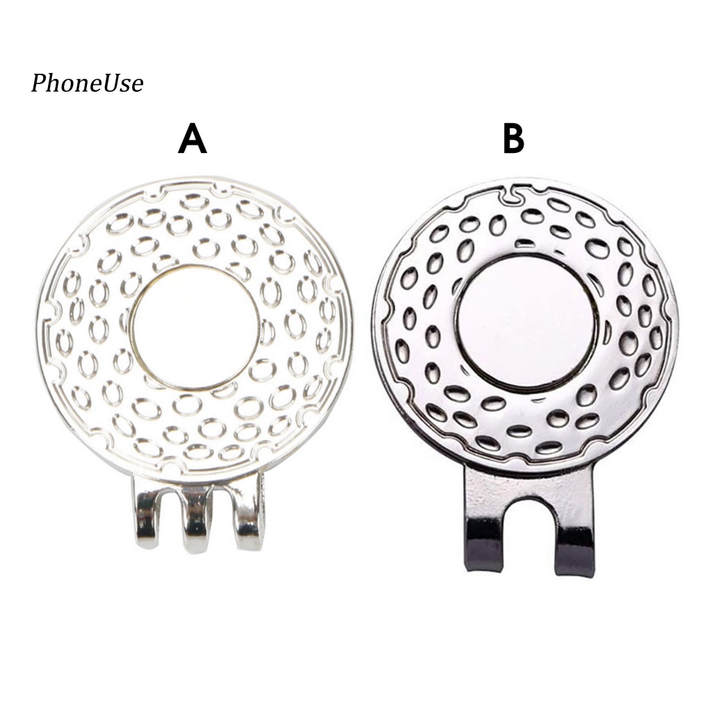 Kẹp Đánh Dấu Vị Trí Nón Chơi Golf Bằng Hợp Kim Hình Tròn 25mm