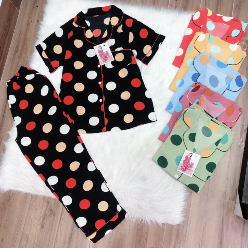 Đồ bộ pijama Mango loại 1, đồ nữ mặc nhà bộ tay ngắn quần dài