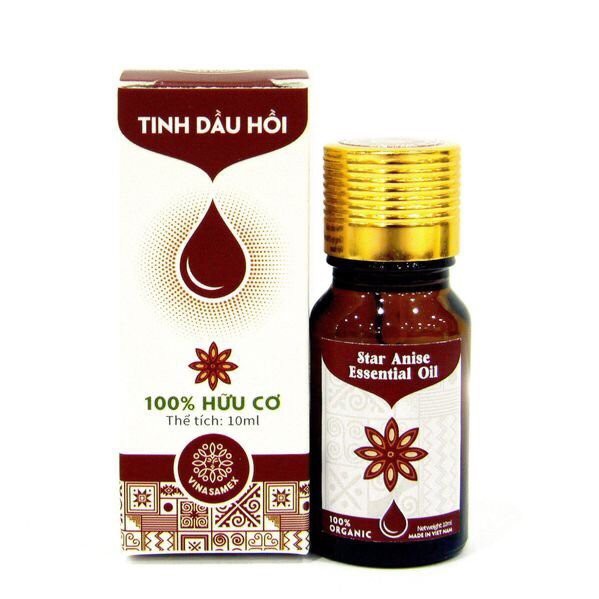 Tinh dầu hồi hữu cơ 10ml Vinasamex Star Anise Essential Oil