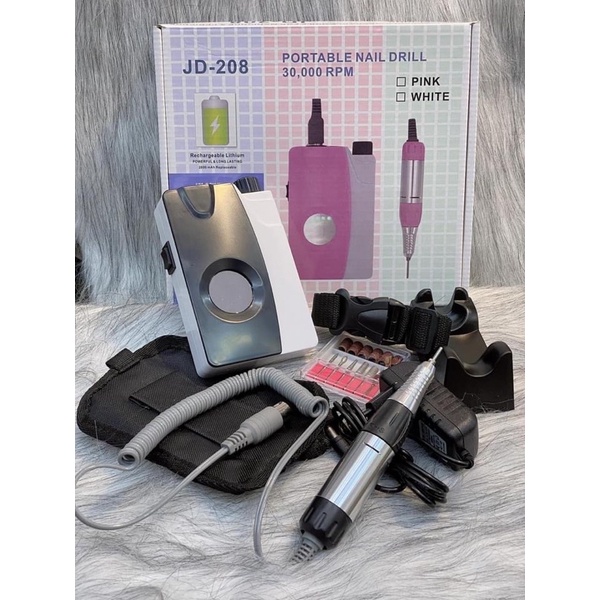 Máy mài móng tích điện cầm tay JD208