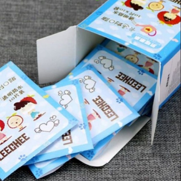Hộp 100 chiếc băng Ugo dán vết thương hình ngộ nghĩnh cho Bé .ĐTCA