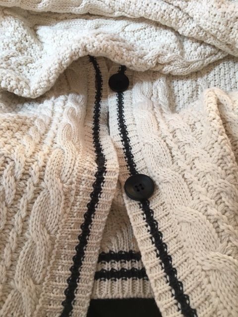 Hàng Sẵn_Áo khoác len thừng xoắn thu đông phong cách Hàn | BigBuy360 - bigbuy360.vn