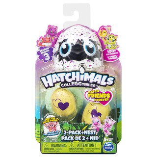 Đồ chơi trứng HATCHIMALS vỉ 2🥚+ 1 tổ
