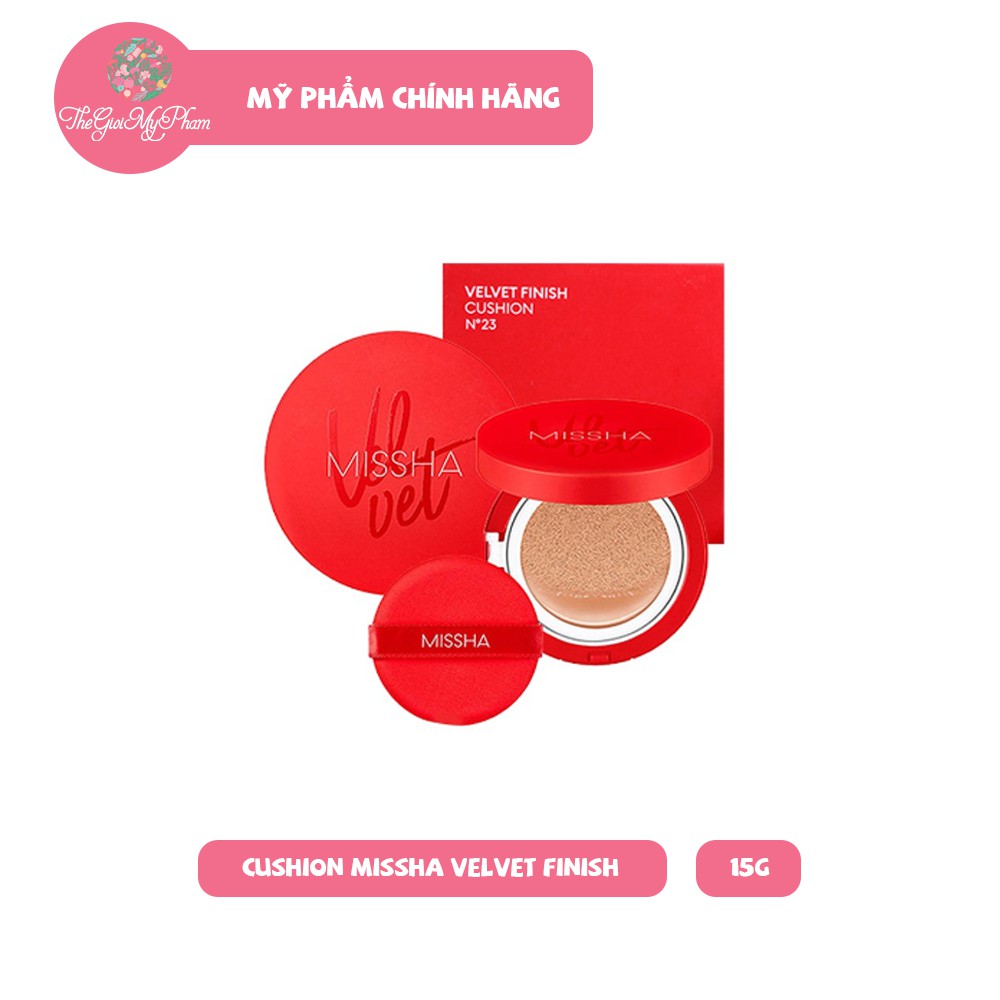 Phấn Nước Che Phủ Hoàn Hảo Missha Velvet Finish Cushion SPF50+ PA+++