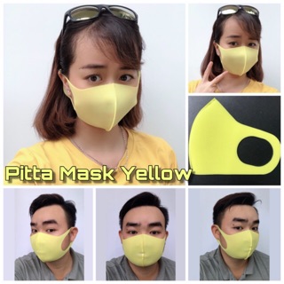 Pitta mask - khẩu trang pitta màu vàng