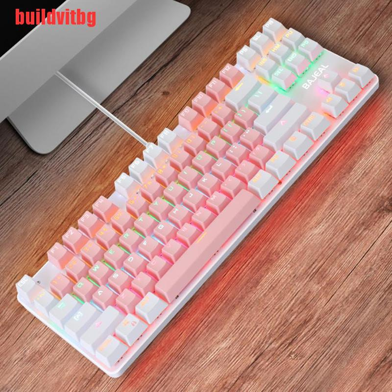 Bàn Phím Cơ Gaming K100 Led 87 Phím Có Dây Usb Cho Máy Tính Bảng / Bàn Phím Gvq