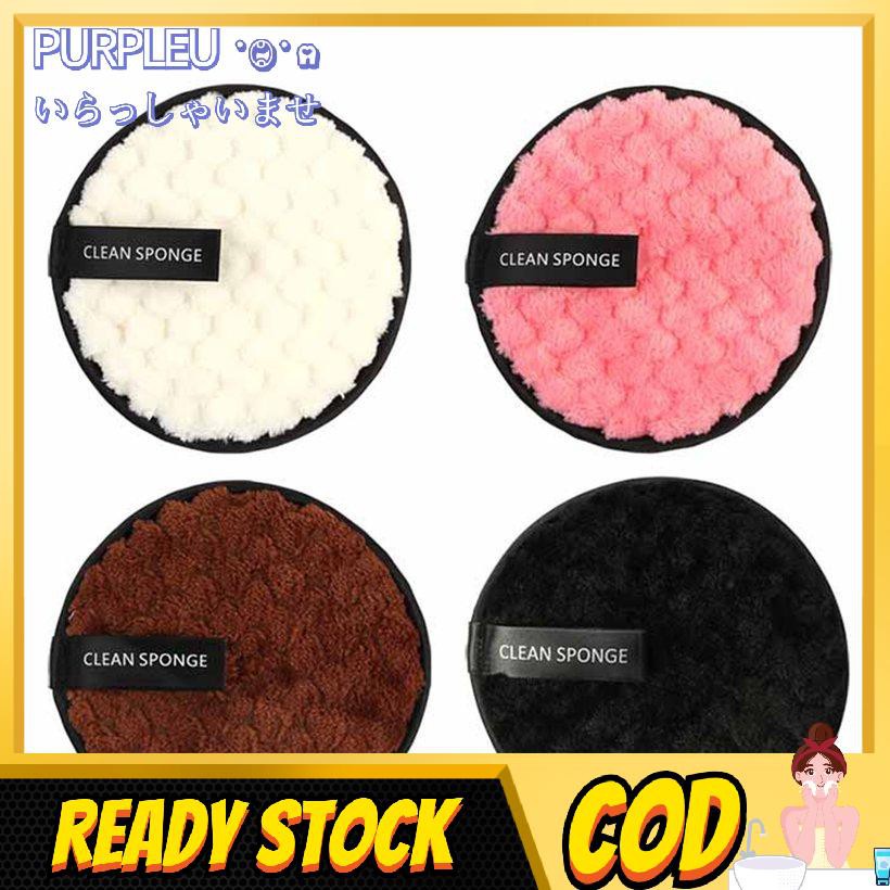 Lazy Water Cleansing Powder Puff Double - Sided Wash Sponge Cleansing Make Up Removal Pads Make Up Cleansing Pads