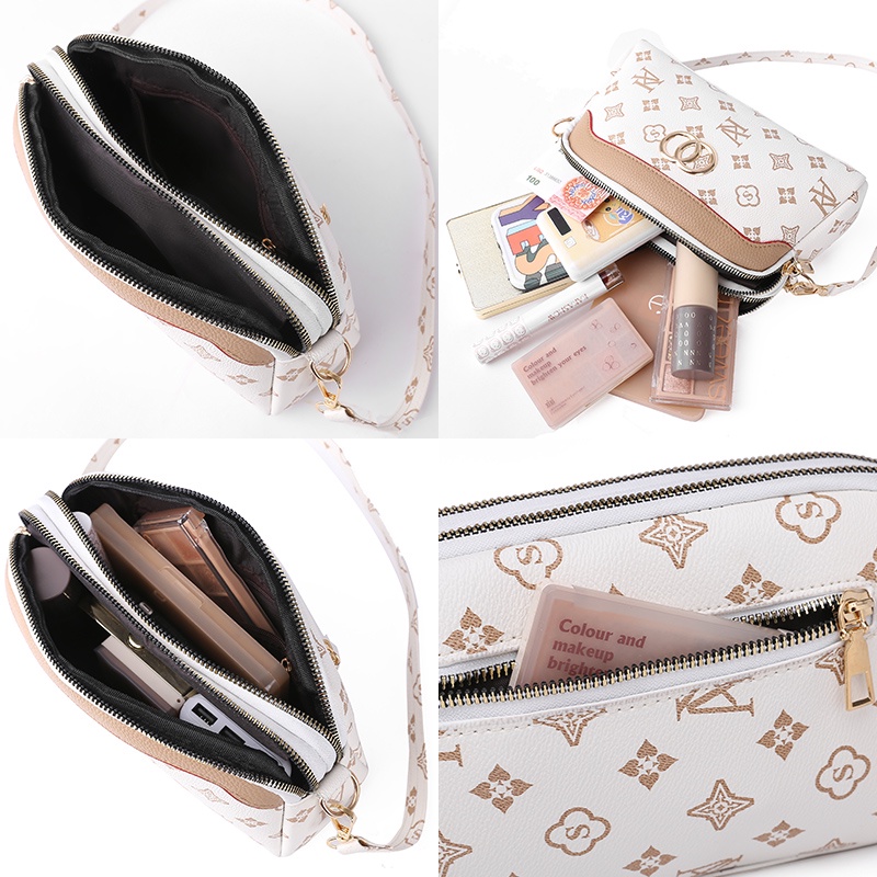 Túi Đeo Vai Hình Tròn Bằng Kim Loại 2022 In Họa Tiết Sang Trọng Thời Trang Cho Nữ