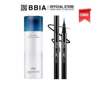 Combo Mắt Cơ Bản - 1 Kẻ Mắt Bbia Last Pen Eyeliner 0.6g + 1 Dầu Tẩy Trang Bbia Remover 100ml - Bbia Official Store