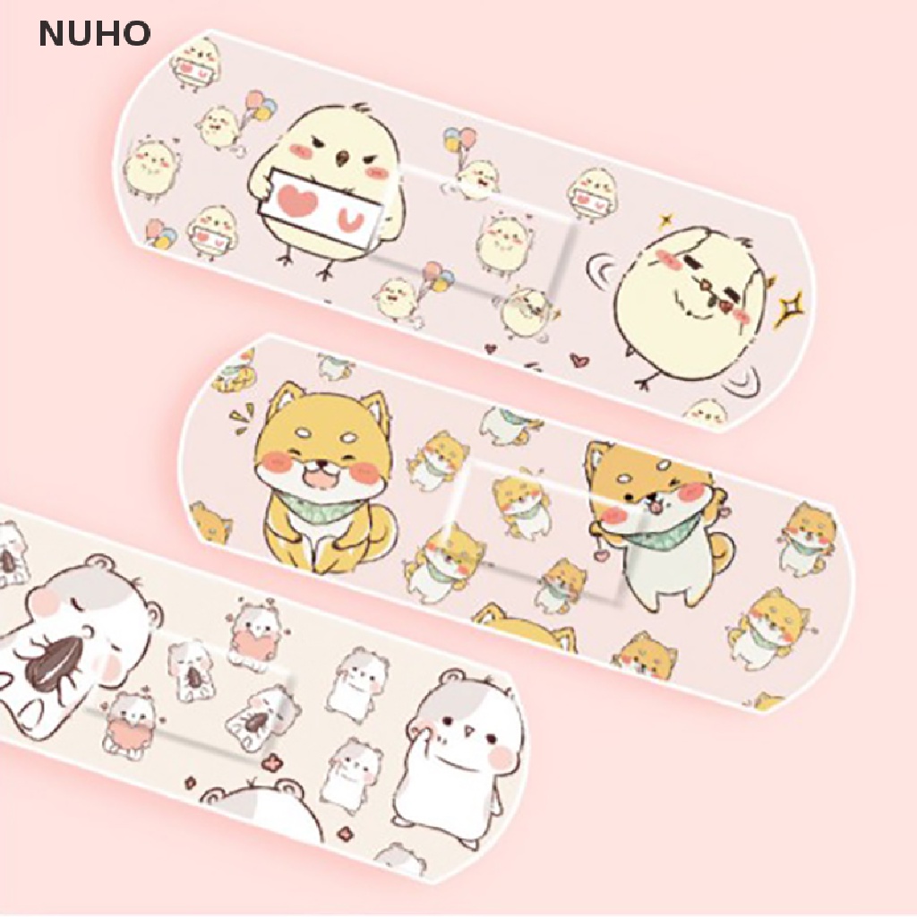 Set 120 băng cá nhân tự dính chống thấm nước thoáng khí chăm sóc vết thương