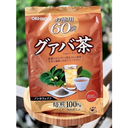 Date 2025 - Trà ổi Orihiro giảm cân đẹp dáng Nhật Bản túi 60 gói