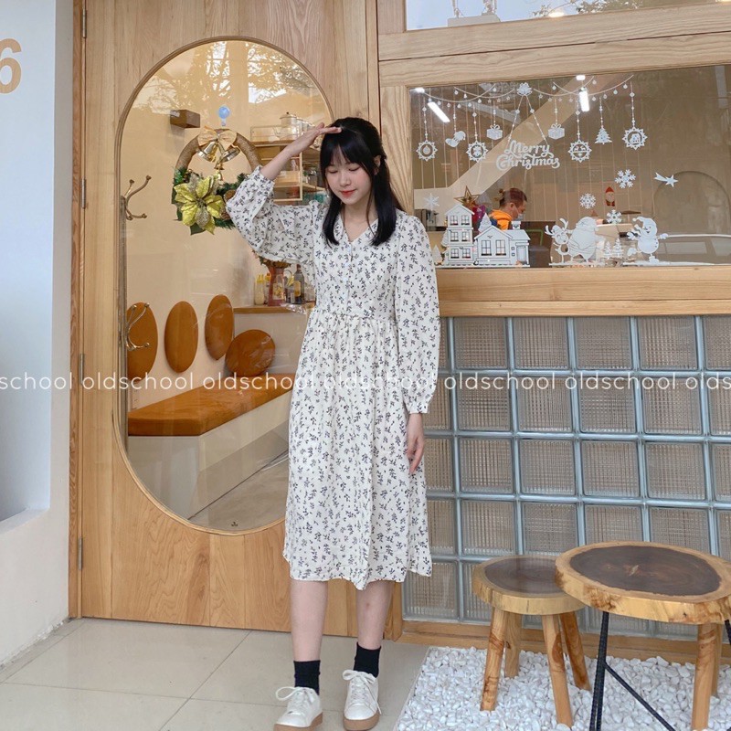 VÁY BABYDOLL HOA BUỘC EO (ảnh thật/video)