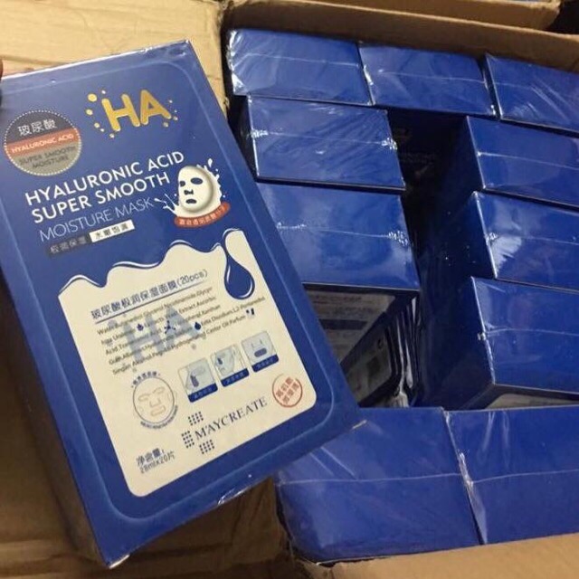 (Có sẵn )1 Hộp mặt nạ HA 20 miếng xanh và tím | BigBuy360 - bigbuy360.vn