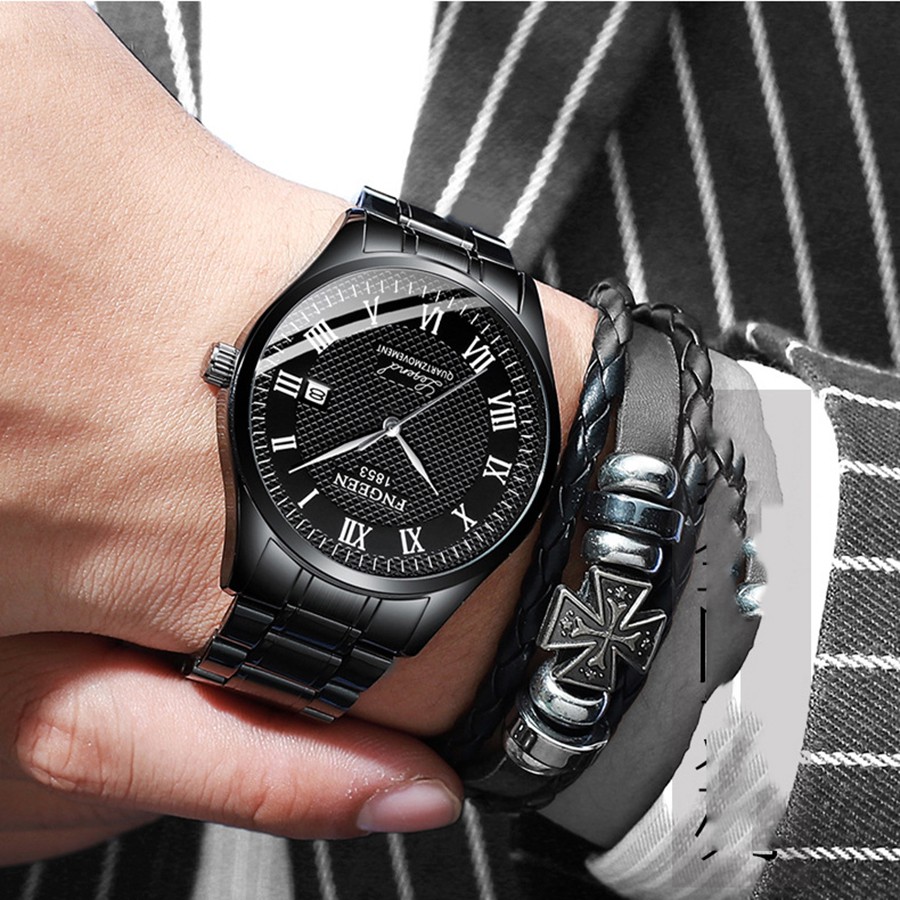 Đồng Hồ Nam FNGEEN FE056 Doanh nhân 2020 Dây Thép Không Gỉ Cao Cấp_FULL BOX | BigBuy360 - bigbuy360.vn