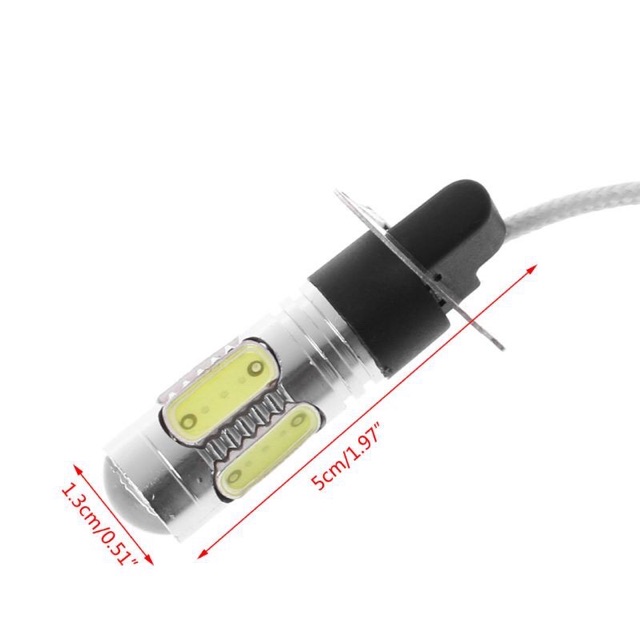 Cặp Đèn Led Pha H3 - 80W Cho Ô Tô