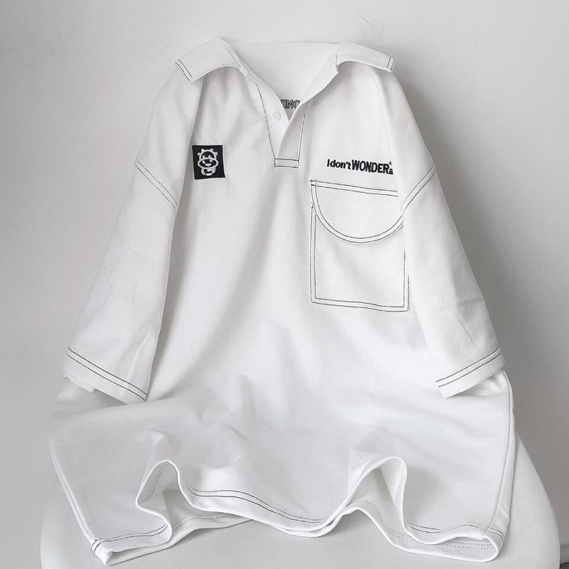 Áo polo tay lỡ Bò Wonder unisex | BigBuy360 - bigbuy360.vn