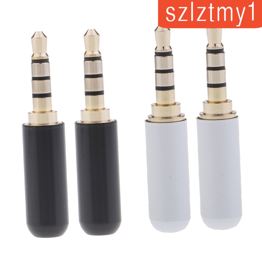 Set 4 Jack Cắm Tai Nghe Trrs 3.5mm 1 / 8 "