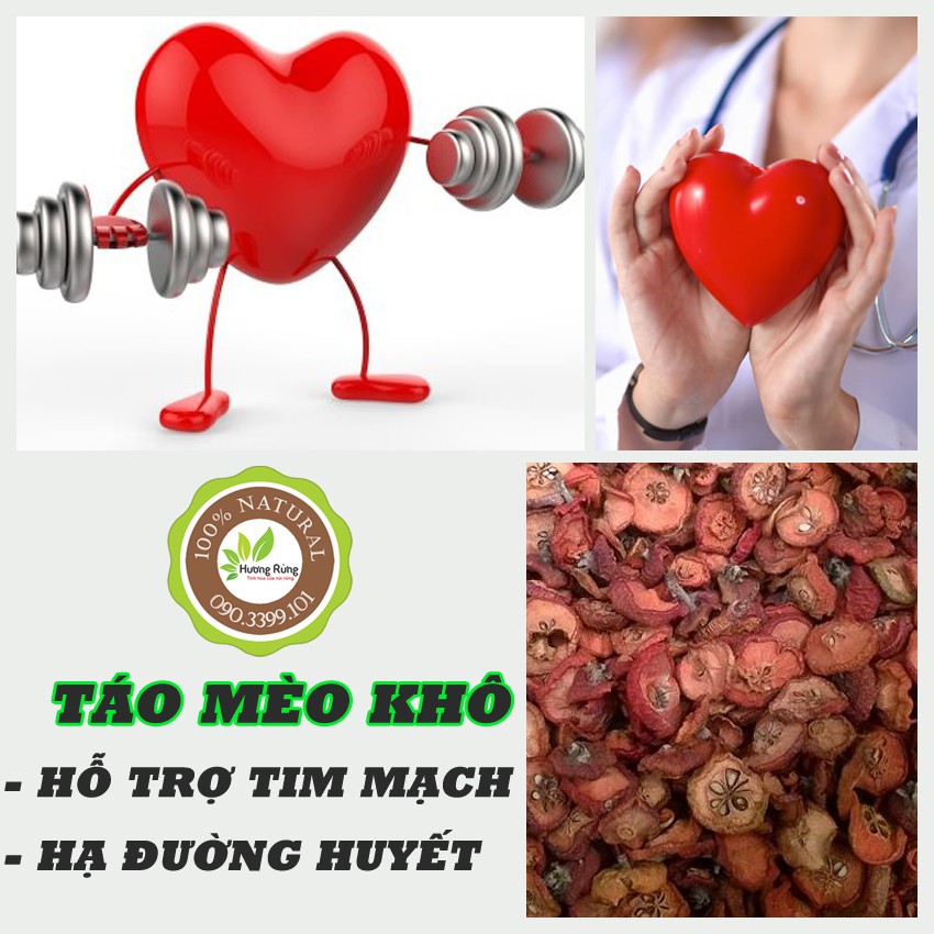 [HÀNG CHUẨN RỪNG] TÁO MÈO RỪNG - 1kg, tốt cho hệ tiêu hóa, miễn dịch, tim mạch, hạ đường huyết - ĐẶC SẢN HƯƠNG RỪNG