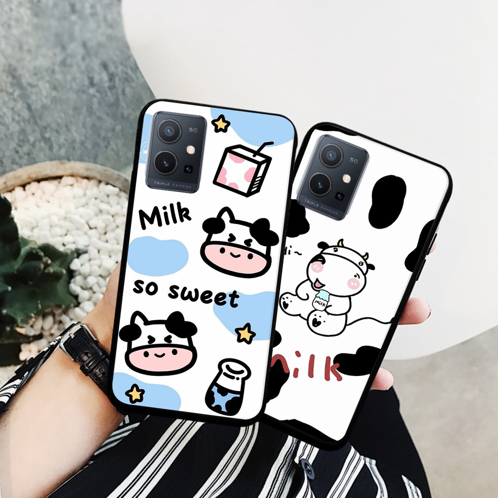 Ốp Lưng Vivo Y55 5G -  Vivo Y55 2022 bò sữa bền rẻ đẹp